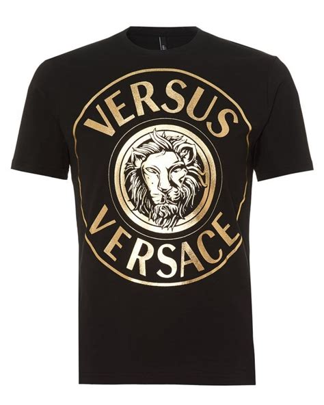 mens versus versace lion t-shirt|T.